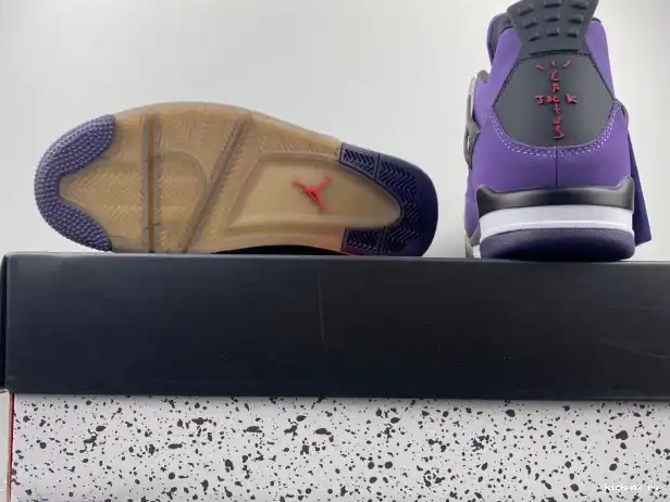 Cheap Kickmax and Purple 766296 (Friends Scott Retro LN4 Family) Travis 4 Jordan 0326